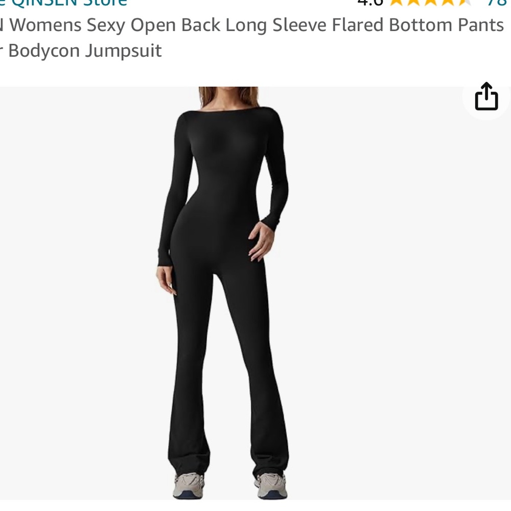 Brown bodysuit flare leg bodysuit.